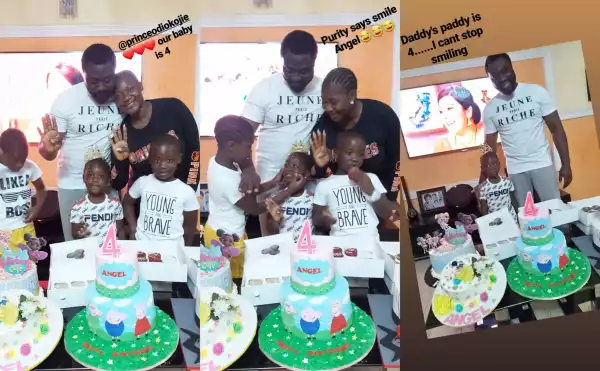 My baby is a big girl now – Mercy Johnson gushes as her daughter, Angel celebrates 4th birthday (Video)